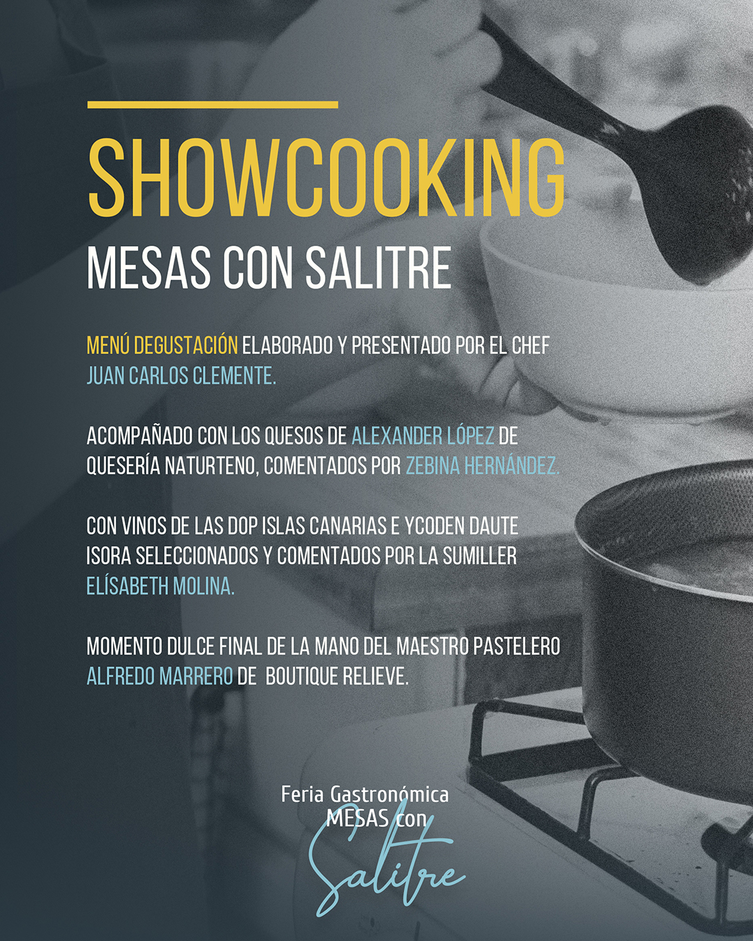 MESAS CON SALITRE. Jornadas Formativas y Feria Gastronómica 2-1 